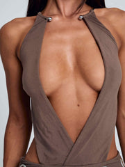 Bellina Maxi Dress Brown
