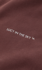 Fleece Lucy Hoodie in Brown