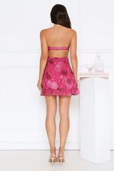 Stealing Looks Strapless Mini Dress
