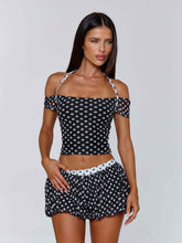 Marlowe Shorts Black Polka Dot