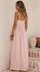 Pippa Maxi Dress - Pink Stripe