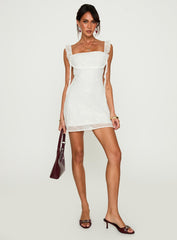 Lanai Mini Dress White Floral