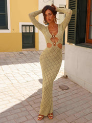 Isotta Maxi Dress Gold
